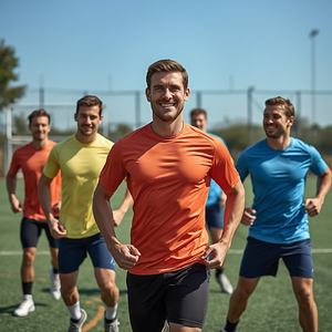 <b>Men</b> <b>Turtleneck</b> Raglan Sleeve Formal Solid Knitted Breathable Sports Training Gym Wear Comfortable OEM Wholesale Supply - Product Image 2