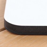 CARB P2 EN71 Zertifizierter Quadratischer 100x100mm Sublimations-Untersetzer aus MDF mit 4mm Korkrückseite, Individuelles Logo, Hitzepress-Tassenuntersetzer MDFSUB