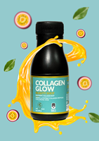 Direct leverbaar: EUREKA Malaysia Blended Collagen Beauty Shot Passievrucht Nootropisch Vitamine B Suiker Vrij 100% Zuiverheid Gesteriliseerd