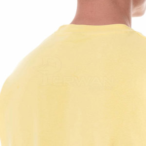 Camiseta extragrande transpirable de alta calidad, Camiseta holgada de algodón suave Simple de calle alta para hombres - Product Image 6
