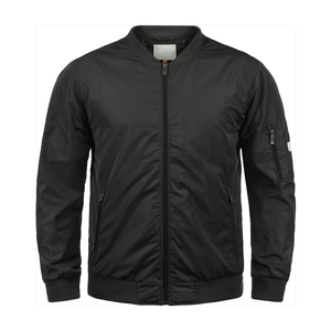 OEM al por mayor personalizado Slim Fit Stand Collar con capucha acolchada chaqueta de bombardero para los hombres de la calle Nueva temporada de invierno chaqueta logotipo frontal - Product Image 1