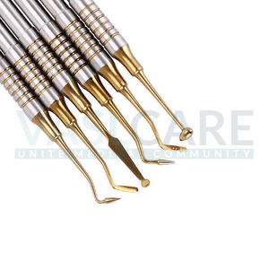 Juego de instrumentos de relleno compuesto dental de mango Kit restaurador 6 piezas Instrumentos quirúrgicos de Vaslcare - Product Image 4