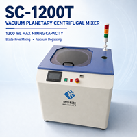 Mélangeur centrifuge planétaire sous vide SC1200T 1200 ml pour poudres et liquides à haute viscosité