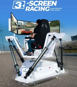 VR Comercial Simulador de Realidad Virtual 3 Pantallas Car Racing Arcade 9D - Product Image 5