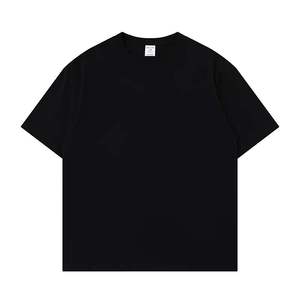 เสื้อยืดทรงครอปโอเวอร์ไซส์ ทรงบ็อกซี่ ผ้าฝ้าย สำหรับผู้ชาย ไหล่ตก สไตล์สตรีทแวร์ รับสกรีนโลโก้ เสื้อยืดครอปเรียบๆ คุณภาพดี สำหรับผู้ชาย - Product Image 2