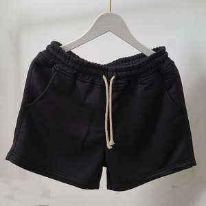 Logo personnalisé Short pour femme en coton polaire Fitness Short de course respirant avec cordon de serrage à la taille avec poches Short surdimensionné décontracté - Product Image 3