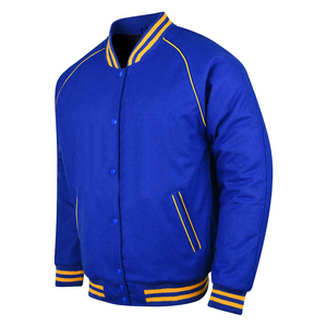 Vestes universitaires décontractées pour hommes grande taille tendance, style extérieur, logo sur le devant en toile, conception personnalisée OEM, nouveautés - Product Image 5