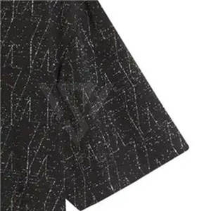 T-shirt personnalisable à épaules tombantes en coton/fibre de bambou pour hommes Prix d'usine Logo personnalisé Design col en O de haute qualité - Product Image 6