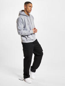 <b>Zip</b> Up <b>Hoodie</b> Classic Plain Fleece Hooded Sweatshirt with Drawstring and <b>Pockets</b> Casual Comfortable Outerwear for Fall Winter - Product Image 2