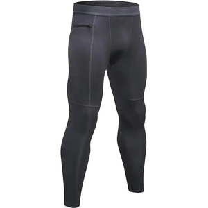 <b>Gym</b> Training <b>Men's</b> High Elasticity Compression Tights Active Stretch Compression Leggings Made Pakistan Elastic Waist <b>Men</b> <b>Pants</b> - Product Image 3