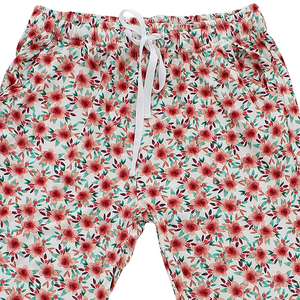 Vente en gros de vêtements de nuit en tissu satiné pour adultes et femmes hauts à manches courtes et pantalons longs ensemble de pyjama 2 pièces vêtements pour l'été - Product Image 6