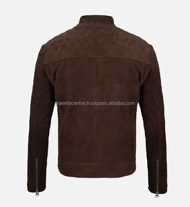 Veste en cuir souple réglable pour hommes Vêtements de mode Dernier style pour l'hiver Veste en cuir pour hommes pour hommes - Product Image 5