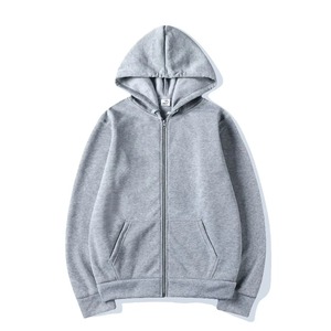 Sweat-shirt à capuche zippé décontracté noir gris bleu tendance Hip Hop Street Wear Skateboard Homme/Femme Pull à capuche Homme - Product Image 5