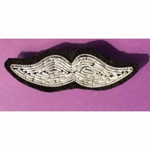 Alta calidad DIY 3D bordado a mano enchufe eléctrico Pin joyería parches Francia lingotes con cable Blazer broches nueva insignia de tela - Product Image 5