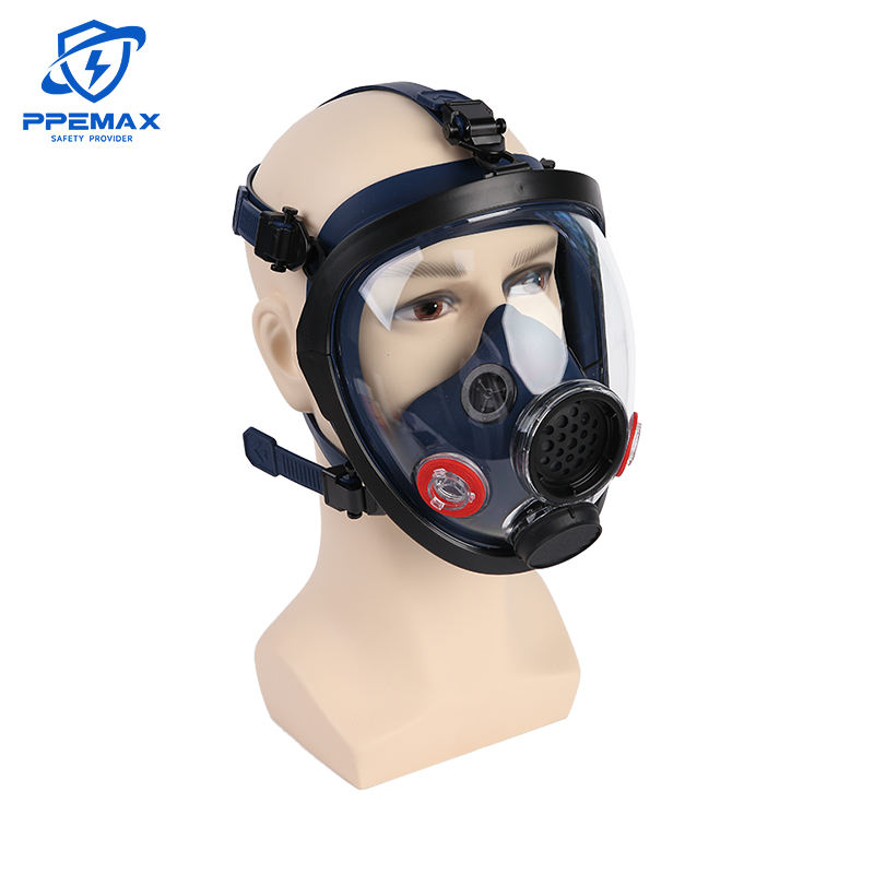 High Efficiency Full Face Respirator Mask with Filters for Painting ...