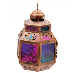 Candelabro colgante de pared de Metal hecho a mano, linterna, pieza central para decoración de mesa, superventas - Product Image 4