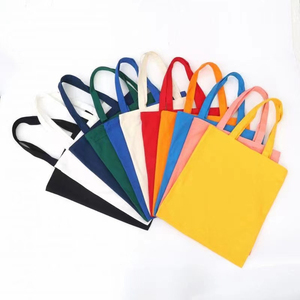 Bolsa ecológica de lona con impresión de logotipo personalizado, bolsa de compras reutilizable de algodón natural para playa - Product Image 6