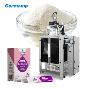 Automatic Multilane Sachet Packing Machine Packaging 10g Small Bag Dry Fruit Drink Coffee Protein Milk Powder Stick Pack Machine