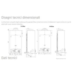 Calentador de Agua a Gas de Cámara Abierta Baxi Acquaprojet 11i Azul, Bajo en NOx, ErP, con Utilización Eficiente de Metano - Product Image 5