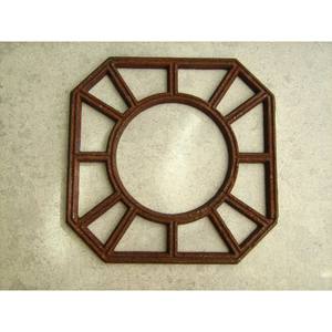 Kitchen Counter <b>Trivet</b> for Hot Dishes Vintage <b>Cast</b> <b>Iron</b> Metal <b>Trivet</b> for Hot Pots and Pans Red Decorative Hot Pad Mats - Product Image 4
