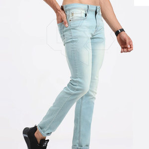 Custom Men's Slim Fit <b>Jeans</b> Pants Top Fashion Casual Cotton Straight Style Hip Hop Feature Made in Pakistan - Product Image 3