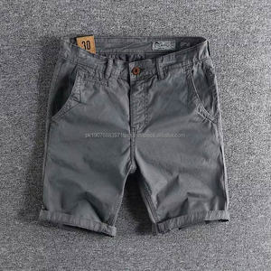 Pantalones Cortos Casuales de Verano para Hombre, Estilo Vintage, Lavado Pesado, Efecto Envejecido, Tipo Bermuda, Venta al por Mayor - Product Image 6