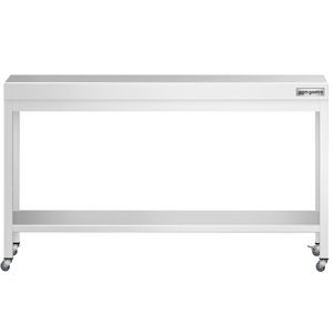 โต๊ะกลางสแตนเลสเชิงพาณิชย์ PREMIUM - 1800x800 มม. - พร้อมชั้นวางด้านล่าง - Product Image 4