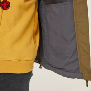 เสื้อแจ็คเก็ตกันลมกันน้ำน้ำหนักเบาสไตล์ลำลองแฟชั่นใหม่ ซิปปิด คอตั้ง สำหรับผู้ชาย ไซส์ผู้ใหญ่ ใส่ได้ในฤดูหนาว - Product Image 4