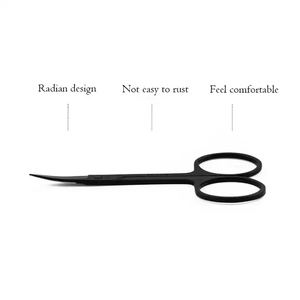 Micro ciseaux à ressort en acier inoxydable personnalisés pour la manucure Pince à cuticules pour la broderie Ciseaux à sourcils - Product Image 5