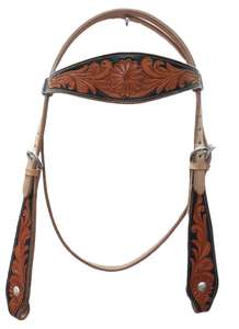 Cabecera de caballo occidental duradera, brida Floral hecha a mano de cuero de vaca de primera calidad, perfecta para montar, fabricada en la India - Product Image 6