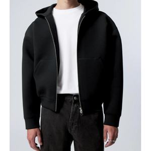 Sweats à capuche unisexes surdimensionnés streetwear en molleton premium respirant en coton mélangé chaud pour l'hiver, vêtements décontractés OEM ODM en gros - Product Image 4