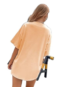 Ropa Deportiva de Alta Calidad al por Mayor, Camisetas Personalizadas para Mujer, Camisetas Ajustadas al Cuerpo para Dama, Camisetas Lisas de Algodón - Product Image 2