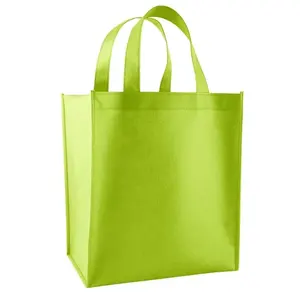 Latest design non woven long handled bag made from polypropylene material in beautiful colors for both men and women