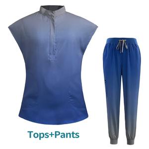 Traje de alta calidad Doctor Enfermera Scrubs Set Hospital Médico Quirúrgico Uniformes Multicolor Mujeres Use Scrub Suit Doctor Uniforme - Product Image 5