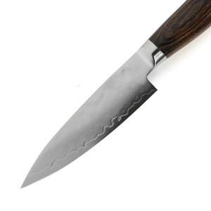 Couteau de chef en acier inoxydable de qualité supérieure à lame pleine pour les chefs professionnels Manche en bois Lave-vaisselle sécuritaire Couteau de cuisine pour la cuisine quotidienne - Product Image 2