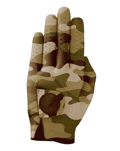 Gant de golf pour homme en peau de mouton, antidérapant, blanc, haute qualité, avec logo personnalisé, confortable et à adhérence améliorée - Product Image 1