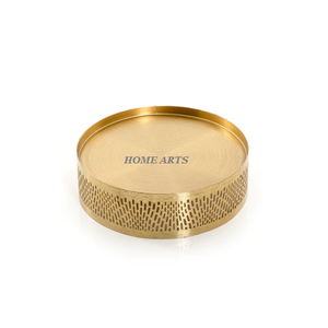 Plato de Servir de Metal de Diseño Clásico, Plato Redondo de la Mejor Calidad para Frutas Secas y Postres de Home Arts - Product Image 3