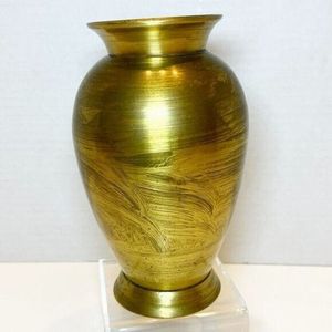 Florero de mesa de latón en stock listo, centro de mesa antideslizante para comedor o centro de casa de lujo, vajilla, florero único - Product Image 6