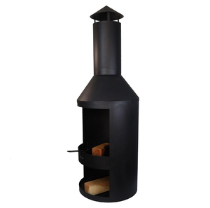 <span class=keywords><strong>Chimenea</strong></span> <span class=keywords><strong>Decorativa</strong></span> Portátil de Acero para Exteriores con Parrilla para Asados, Venta Directa de Fábrica - Product Image 4