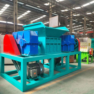 Broyeur industriel à double arbre pour plastique 15kW 380V, anti-blocage, haute précision, économe en énergie pour machine de recyclage des déchets - Product Image 5