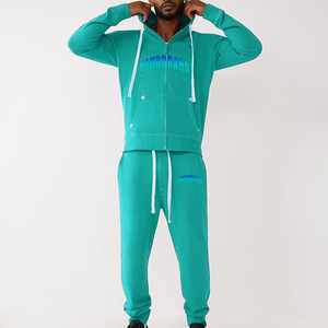 Conjunto de Sudadera con Capucha y Pantalones Deportivos de Alta Calidad Personalizados, Unisex, Traje Deportivo de 2 Piezas, Conjuntos de Sudaderas con Capucha con Logotipo DTG Personalizado - Product Image 1