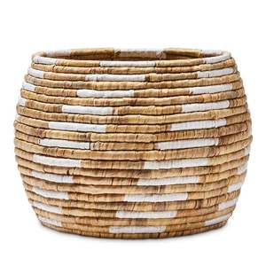 Meilleure vente en métal bambou fait à la main rotin grands Pots de plantes jardinières intérieur extérieur jardin grand planteur Pots panier en rotin - Product Image 2