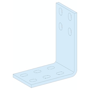 Per SCHNEIDER ELECTRIC LVS04672 Linergy TB, Set di 2 Staffe Angolari per Connessione Orizzontale a Verticale di Barre PE, Piastra di Collegamento per Cablaggio - Product Image 1