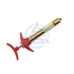 Seringue dentaire orthodontique 1.8ML Anesthésiques dorés roses Source d'alimentation manuelle Ensemble d'instruments chirurgicaux de couleur rouge - Product Image 1