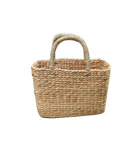 Bolsa de jacinto de agua ecológica de alta calidad con asas para compras, picnic, almacenamiento en el hogar y almacenamiento de organización hecho en Viet - Product Image 1