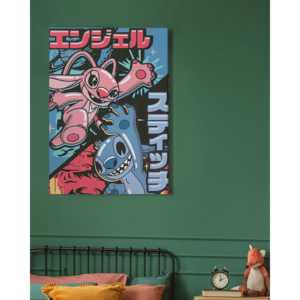 Póster Combinado Japonés de Lilo & Stitch de Disney, Arte de Pared en Lienzo con Diseño Moderno - Product Image 6