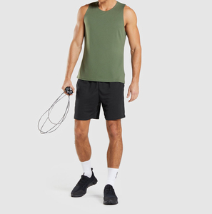 Camiseta sin mangas con estampado de logotipo de alta calidad cómoda de marca propia, camisetas sin mangas transpirables de moda de Color personalizado para Fitness - Product Image 4