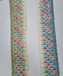 Hot Sale Embroidery <strong>Lace</strong> Trim Luxury Polyester Mesh <strong>Lace</strong> <strong>Fabrics</strong> for Women Customizable Traditional &amp; Fancy Styles NEW Arrival - Product Image 5