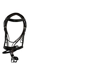 Brida Flash hecha a mano de primera calidad, cuero acolchado, banda para la nariz elevada, riendas de goma, fuerte Flash extraíble hecho a mano - Product Image 4