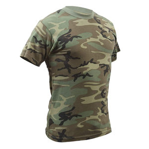 T-shirts pour hommes de haute qualité, nouveau design, écologiques, respirants, à séchage rapide, en polyester/coton tricoté, logo personnalisé, formel - Product Image 3